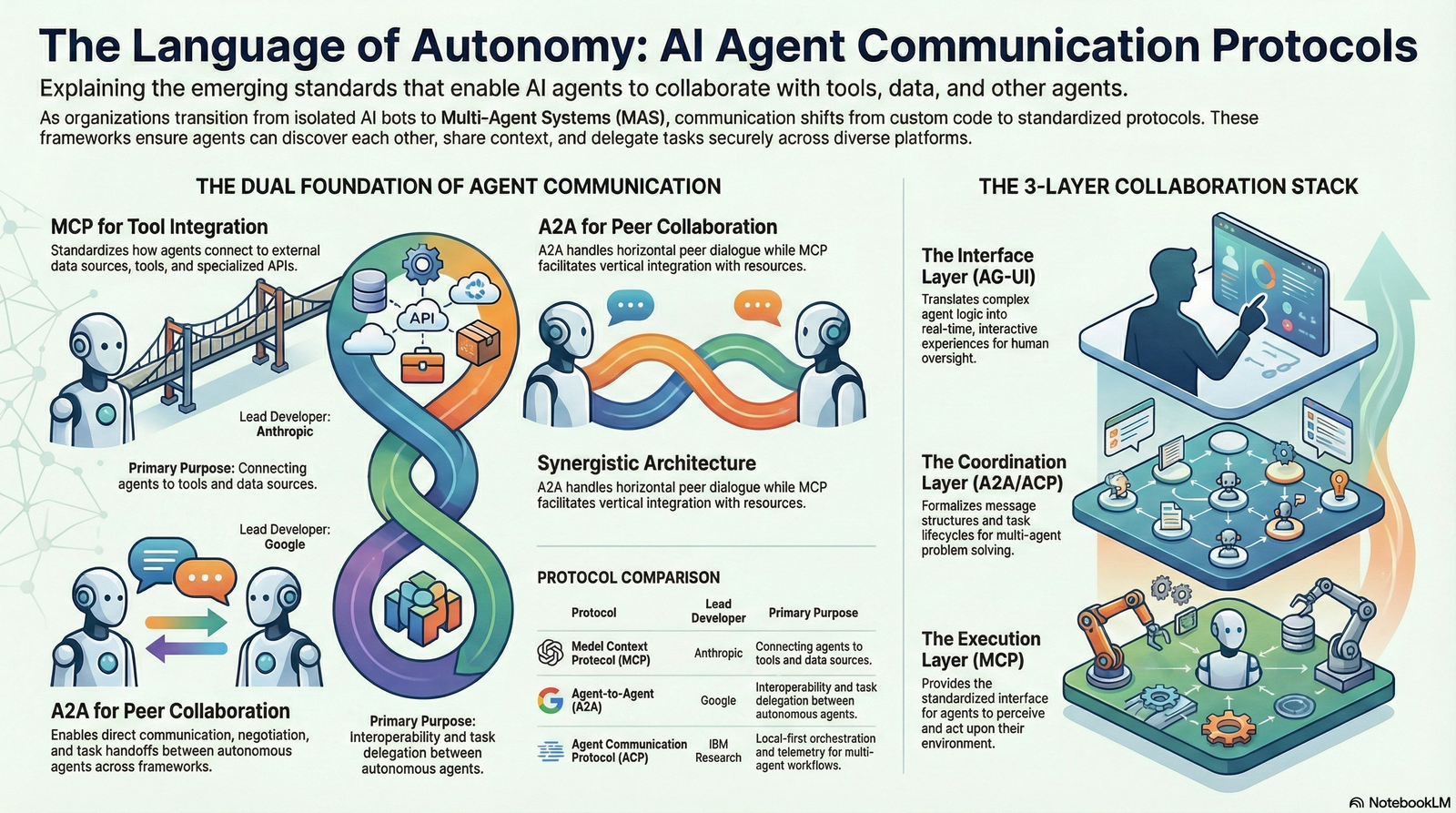Infographic preview: The 2026 Singularity: Why AI Agent Communication Protocols are the Only Moat Left